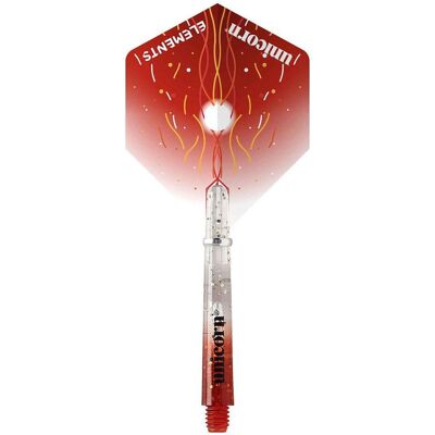 Unicorn Vols de Flèches Firestorm - Pack de 4 - Flights Unicorn Vols de Flèches Firestorm - Pack de 4 - Flights