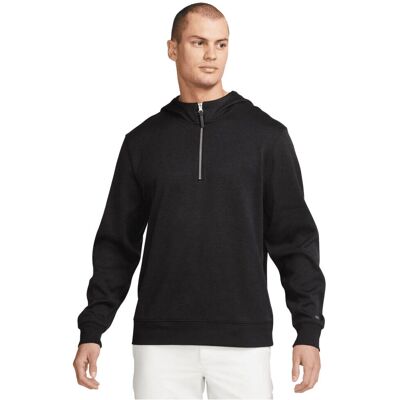 Nike Dri-Fit Golf Hoodie - Schwarz/Brushed Silber - XXL - Golf Hoodie Nike Dri-Fit Golf Hoodie - Schwarz/Brushed Silber - XXL - Golf Hoodie