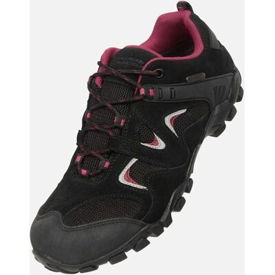 Mountain Warehouse Damen/ladies Trainers - Schwarz/Rot - Größe 3 Mountain Warehouse Damen/ladies Trainers - Schwarz/Rot - Größe 3