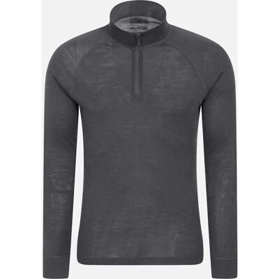 Mountain Warehouse Merino II Thermoshirt - Grijs - Maat 3XL Mountain Warehouse Merino II Thermoshirt - Grijs - Maat 3XL
