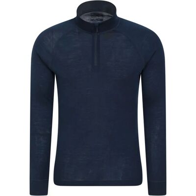 Mountain Warehouse Merino II Navy Basislaag Top Mountain Warehouse Merino II Navy Basislaag Top
