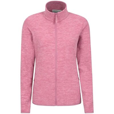 Mountain Warehouse Snowdon II Melange Pink Damen Fleecejacke - Vollreißverschluss Mountain Warehouse Snowdon II Melange Pink Damen Fleecejacke - Vollreißverschluss