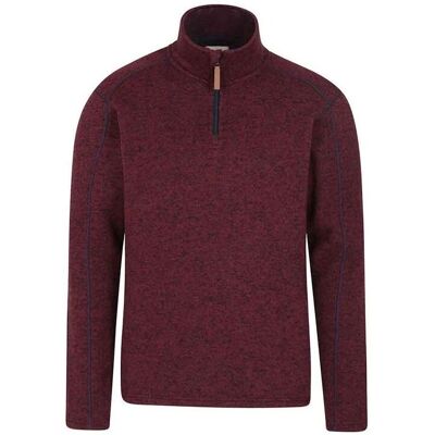 Mountain Warehouse Idris II Half Zip Fleece Top - Donkerrood - Fleece Mountain Warehouse Idris II Half Zip Fleece Top - Donkerrood - Fleece