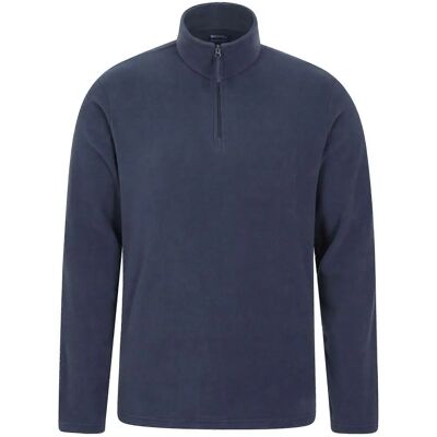 Mountain Warehouse Camber II Half Zip Fleece Top - Marineblauw - Heren Mountain Warehouse Camber II Half Zip Fleece Top - Marineblauw - Heren