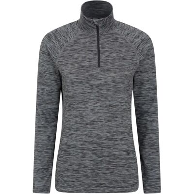 Mountain Warehouse Dames Zwarte Half-zip Midlayer - Maat 8 Mountain Warehouse Dames Zwarte Half-zip Midlayer - Maat 8