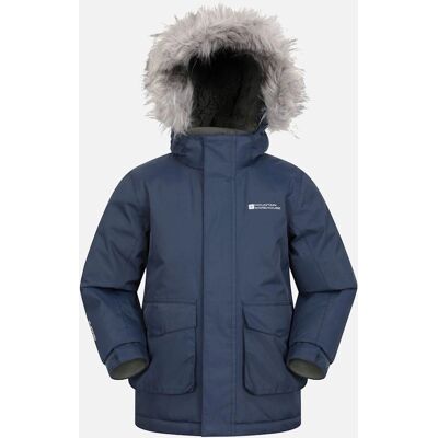 Mountain Warehouse Kinder Ranger Logo Waterdichte Jas - Blauw Mountain Warehouse Kinder Ranger Logo Waterdichte Jas - Blauw