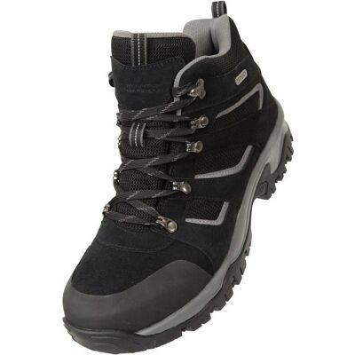 Mountain Warehouse Wasserdichte Wildlederstiefel - Schwarz - Größe 7 UK Mountain Warehouse Wasserdichte Wildlederstiefel - Schwarz - Größe 7 UK