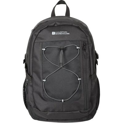 Mountain Warehouse Peregrine Logo Rucksack - Schwarz - Größe: Einheitsgröße Mountain Warehouse Peregrine Logo Rucksack - Schwarz - Größe: Einheitsgröße