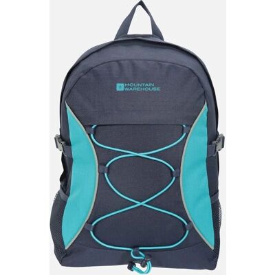 Mountain Warehouse Bolt 18L Rugzak - Marineblauw/Turquoise - One Size - Rugzak Mountain Warehouse Bolt 18L Rugzak - Marineblauw/Turquoise - One Size - Rugzak