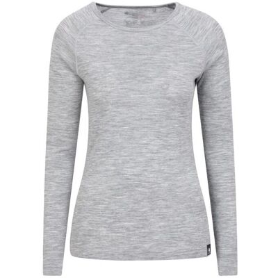 Mountain Warehouse Dames Merino Thermo Top - Lichtgrijs - Thermo Top Mountain Warehouse Dames Merino Thermo Top - Lichtgrijs - Thermo Top