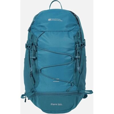 Mountain Warehouse Pace 30L Rugzak - Blauw/Groen - Unisex Mountain Warehouse Pace 30L Rugzak - Blauw/Groen - Unisex