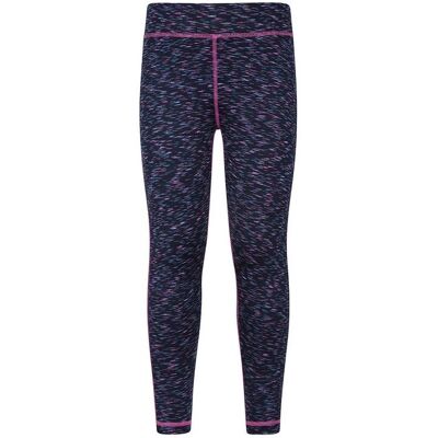 Mountain Warehouse Kayleigh II Space Dye Leggings - Marineblauw, Paars, Indigo - Meisjes Mountain Warehouse Kayleigh II Space Dye Leggings - Marineblauw, Paars, Indigo - Meisjes