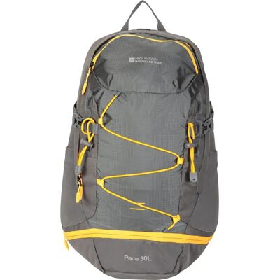 Mountain Warehouse Pace 30L Rucksack - Grau/Orange - Einheitsgröße - Rucksack Mountain Warehouse Pace 30L Rucksack - Grau/Orange - Einheitsgröße - Rucksack