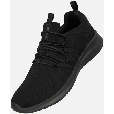 Mountain Warehouse Swift Zwarte Sportieve Sneakers - Active Trainers Mountain Warehouse Swift Zwarte Sportieve Sneakers - Active Trainers