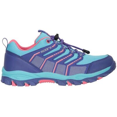 Mountain Warehouse Kinders Bolt Waterdichte Sneakers - Blauw - UK 12 Mountain Warehouse Kinders Bolt Waterdichte Sneakers - Blauw - UK 12
