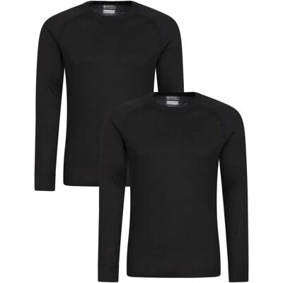 Mountain Warehouse Talus Base Layer Top - Zwart - XS Mountain Warehouse Talus Base Layer Top - Zwart - XS