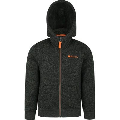 Mountain Warehouse Kinder-Faux Fur Hoodie - Groen - 5-6 jaar Mountain Warehouse Kinder-Faux Fur Hoodie - Groen - 5-6 jaar