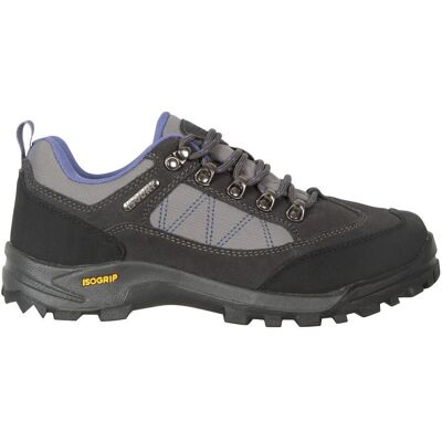 Mountain Warehouse Damen Graue Wasserdichte Wanderschuhe - Low Cut - Rundzeh - Schnürung Mountain Warehouse Damen Graue Wasserdichte Wanderschuhe - Low Cut - Rundzeh - Schnürung