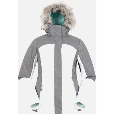 Mountain Warehouse Dames Pyrenees II Gewatteerde Skijas - Wit - Maat 12 Mountain Warehouse Dames Pyrenees II Gewatteerde Skijas - Wit - Maat 12