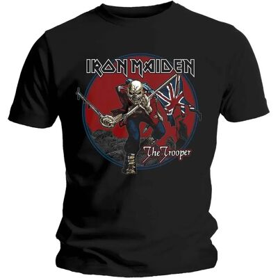 Iron Maiden Unisex Adult Trooper Red Sky T-Shirt - T-Shirt Iron Maiden Unisex Adult Trooper Red Sky T-Shirt - T-Shirt