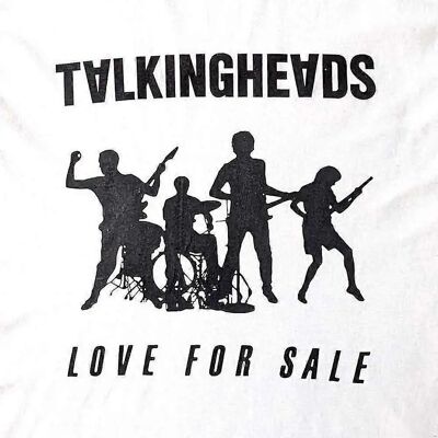 Pertemba FR - Unisex Love Talking Heads Cotton T-Shirt - T-Shirt Pertemba FR - Unisex Love Talking Heads Cotton T-Shirt - T-Shirt