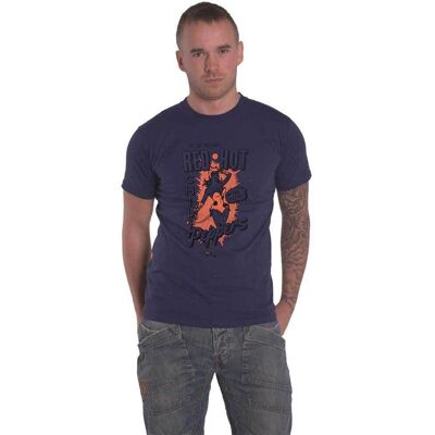 Red Hot Chili Peppers Maglietta Unisex Adulti In The Flesh Blu Navy - Maglietta Red Hot Chili Peppers Maglietta Unisex Adulti In The Flesh Blu Navy - Maglietta
