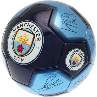 Manchester City FC Signature Football - Synthetic, 26 Panels, Officially Licensed Manchester City FC Signature Football - Synthetic, 26 Panels, Officially Licensed