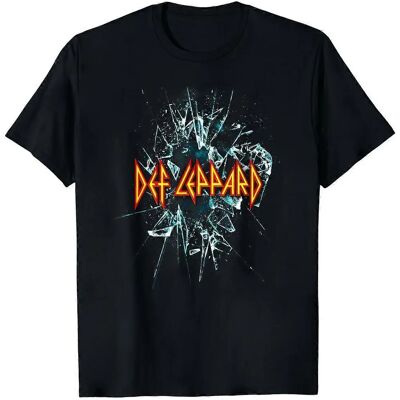 Def Leppard Shatter Cotton T-Shirt - T-Shirt Def Leppard Shatter Cotton T-Shirt - T-Shirt
