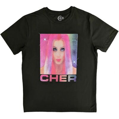 Cher Unisex Adult Hair T-Shirt Green/Pink XXL - T-Shirt Cher Unisex Adult Hair T-Shirt Green/Pink XXL - T-Shirt