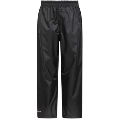 Pantaloni impermeabili Mountain Warehouse Pakka II - Nero - 11-12 anni Pantaloni impermeabili Mountain Warehouse Pakka II - Nero - 11-12 anni