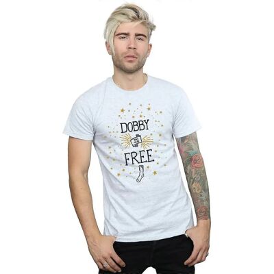 Harry Potter Dobby Is Vrij Grijze T-Shirt Harry Potter Dobby Is Vrij Grijze T-Shirt