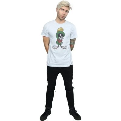 Looney Tunes Marvin The Martian Pose Gray T-Shirt - T-Shirt Looney Tunes Marvin The Martian Pose Gray T-Shirt - T-Shirt