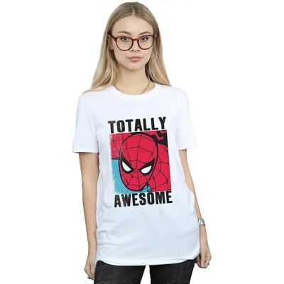 Marvel Spider-Man White Cotton Boyfriend T-Shirt Marvel Spider-Man White Cotton Boyfriend T-Shirt