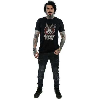 Looney Tunes - Bugs Bunny Logo Cotton T-Shirt - Black - T-Shirt Looney Tunes - Bugs Bunny Logo Cotton T-Shirt - Black - T-Shirt