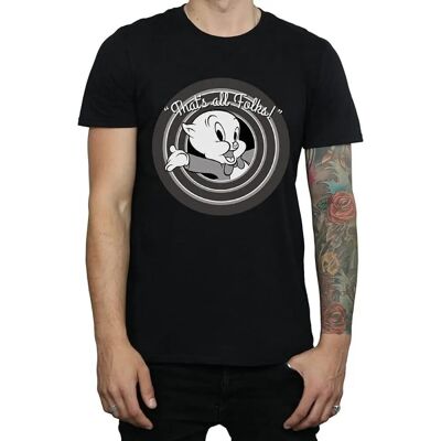Looney Tunes Porky Pig Crew Neck T-Shirt - T-Shirt Looney Tunes Porky Pig Crew Neck T-Shirt - T-Shirt