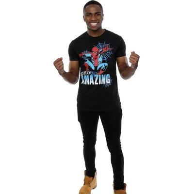 Spider-Man Black Cotton T-Shirt Spider-Man Black Cotton T-Shirt
