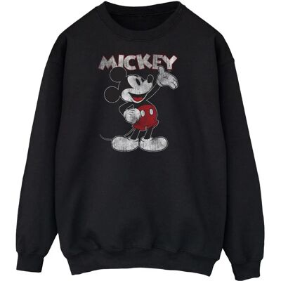 Disney Mickey Mouse Sweatshirt - Zwart XXL Disney Mickey Mouse Sweatshirt - Zwart XXL
