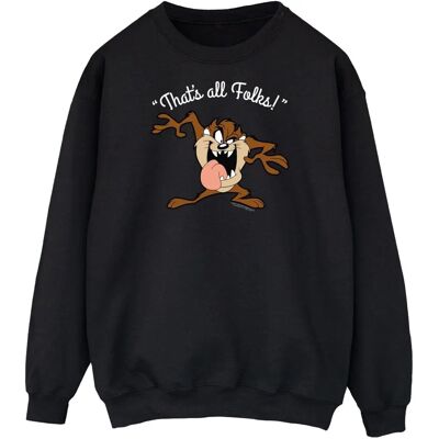Looney Tunes Taz Black Sweatshirt XXL - Sweatshirt Looney Tunes Taz Black Sweatshirt XXL - Sweatshirt
