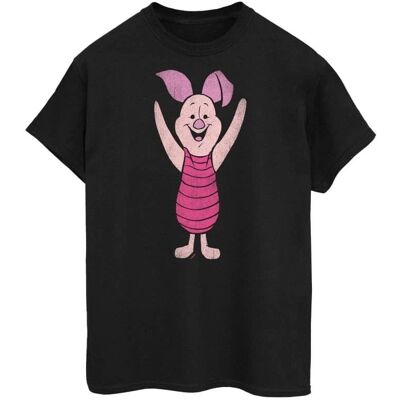 Winnie the Pooh Piglet Puuvillainen Boyfriend T-Paita - Vaatteet Winnie the Pooh Piglet Puuvillainen Boyfriend T-Paita - Vaatteet