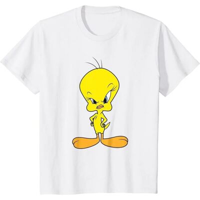 Looney Tunes Boys Angry Tweety Cotton T-Shirt - T-Shirt Looney Tunes Boys Angry Tweety Cotton T-Shirt - T-Shirt