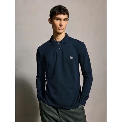 Paul Smith Cotton Fit Long Sleeve Piqué Polo Shirt - Polo Shirt Paul Smith Cotton Fit Long Sleeve Piqué Polo Shirt - Polo Shirt