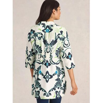 White Stuff Blake Tunique en Lin à Motif Paisley - Tunic - Publicité White Stuff Blake Tunique en Lin à Motif Paisley - Tunic - Publicité