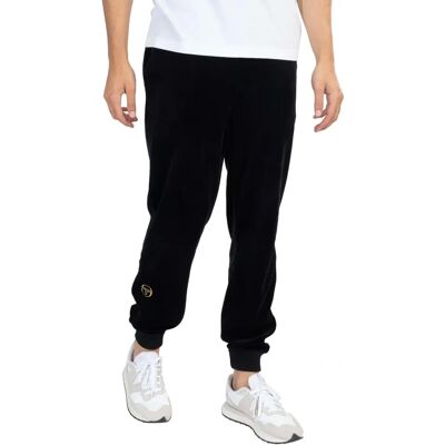 Sergio Tacchini Model TP Velour Track Pants - Black Sergio Tacchini Model TP Velour Track Pants - Black