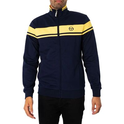 Sergio Tacchini Damarindo Trainingsjack - Blauw/Lemon - Heren XL Sergio Tacchini Damarindo Trainingsjack - Blauw/Lemon - Heren XL
