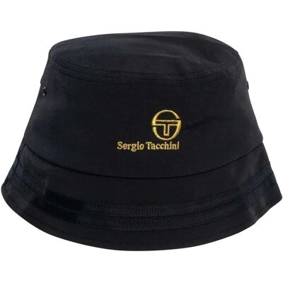 Sergio Tacchini Marcell Bucket Hat - Svart - Man - One Size Sergio Tacchini Marcell Bucket Hat - Svart - Man - One Size