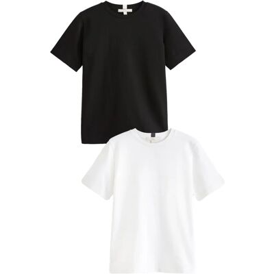 Next - Kurzarm - Heavyweight Cotton - 2er Pack - T-Shirt Next - Kurzarm - Heavyweight Cotton - 2er Pack - T-Shirt
