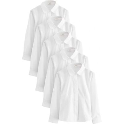 Next - 5er Pack Langarm Shirts - Tailliert - 140 cm - Shirts Next - 5er Pack Langarm Shirts - Tailliert - 140 cm - Shirts