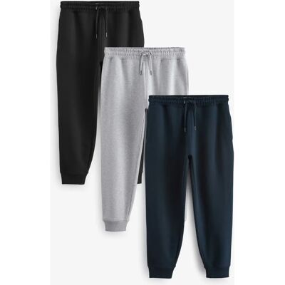 Next - Cotton Rich Slim Fit Jersey - Schwarz - 3XL Regular - Joggers Next - Cotton Rich Slim Fit Jersey - Schwarz - 3XL Regular - Joggers