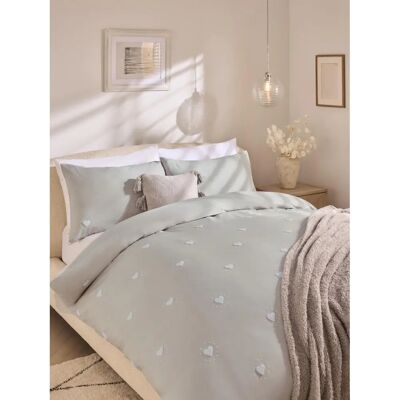 Next - Heart Tuft & Embroidery Duvet Cover - Bettbezug-Set Next - Heart Tuft & Embroidery Duvet Cover - Bettbezug-Set