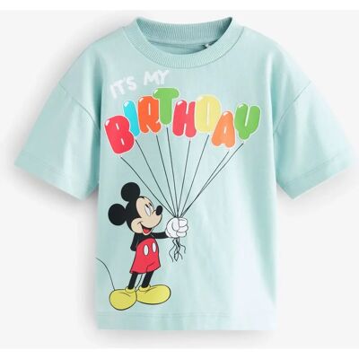 Next - Mickey Mouse Fødselsdag - 12 måneder-8 år - 100% bomuld - T-shirt Next - Mickey Mouse Fødselsdag - 12 måneder-8 år - 100% bomuld - T-shirt
